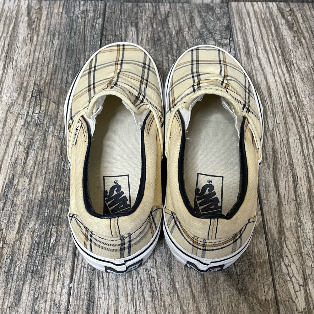 VANS Original Checker Plaid Slip On Sneakers Unisex - Picture 7 of 11